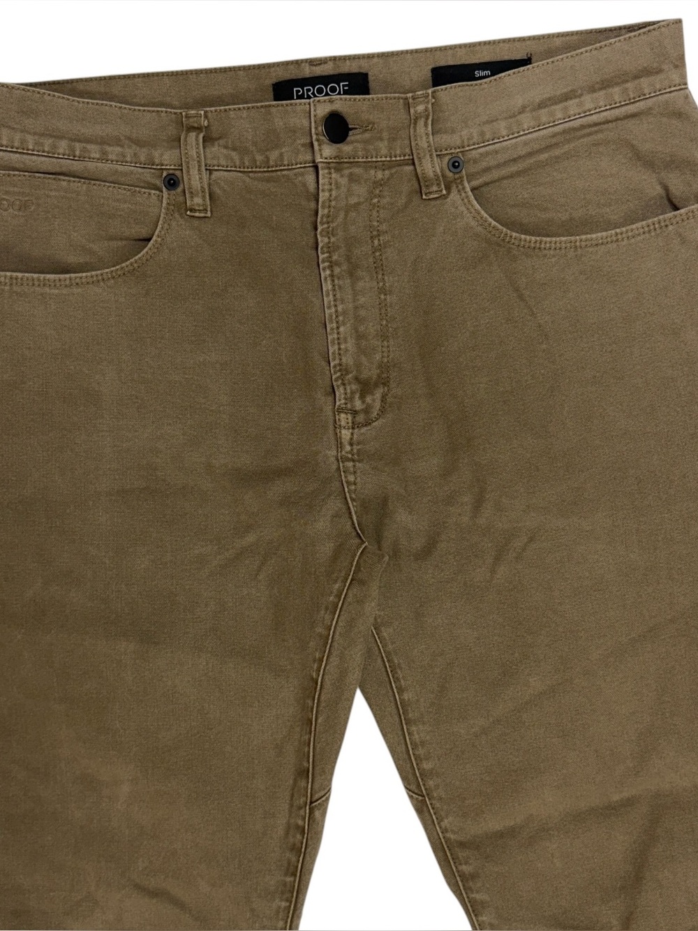 Proof Rover Pants Men 32x30 Khaki Stretch Canvas 5 Pocket Work Utility Huckberry